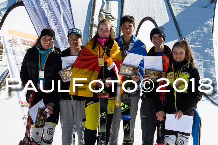 Dt. Schülercup U16 Finale,Parallelslalom, 04.03.2018, Siegerehrungen DSC gesamt