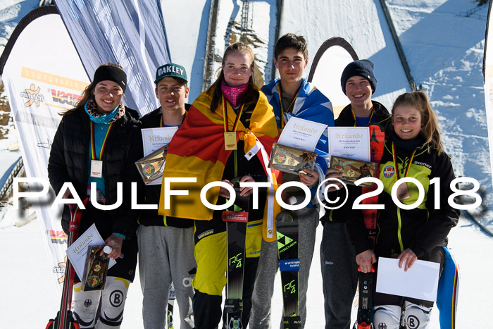 Dt. Schülercup U16 Finale,Parallelslalom, 04.03.2018, Siegerehrungen DSC gesamt