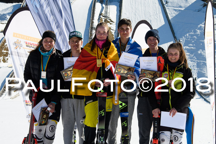 Dt. Schülercup U16 Finale,Parallelslalom, 04.03.2018, Siegerehrungen DSC gesamt