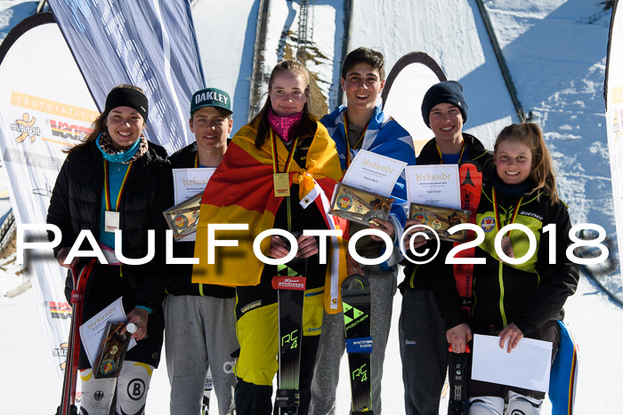 Dt. Schülercup U16 Finale,Parallelslalom, 04.03.2018, Siegerehrungen DSC gesamt