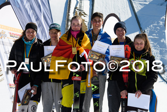 Dt. Schülercup U16 Finale,Parallelslalom, 04.03.2018, Siegerehrungen DSC gesamt