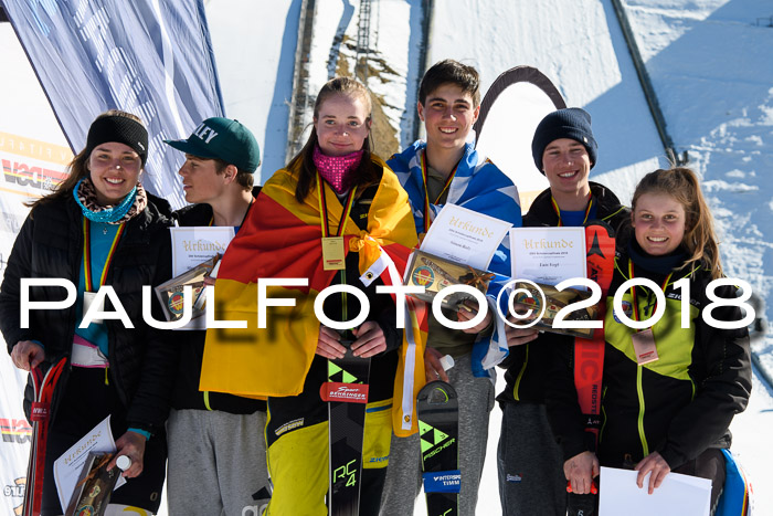 Dt. Schülercup U16 Finale,Parallelslalom, 04.03.2018, Siegerehrungen DSC gesamt