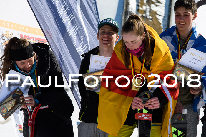 Dt. Schülercup U16 Finale,Parallelslalom, 04.03.2018, Siegerehrungen DSC gesamt