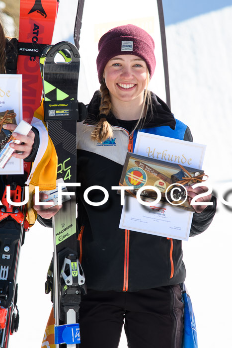 Dt. Schülercup U16 Finale,Parallelslalom, 04.03.2018, Siegerehrungen DSC gesamt