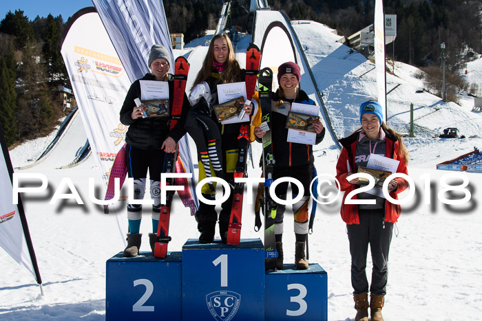 Dt. Schülercup U16 Finale,Parallelslalom, 04.03.2018, Siegerehrungen DSC gesamt