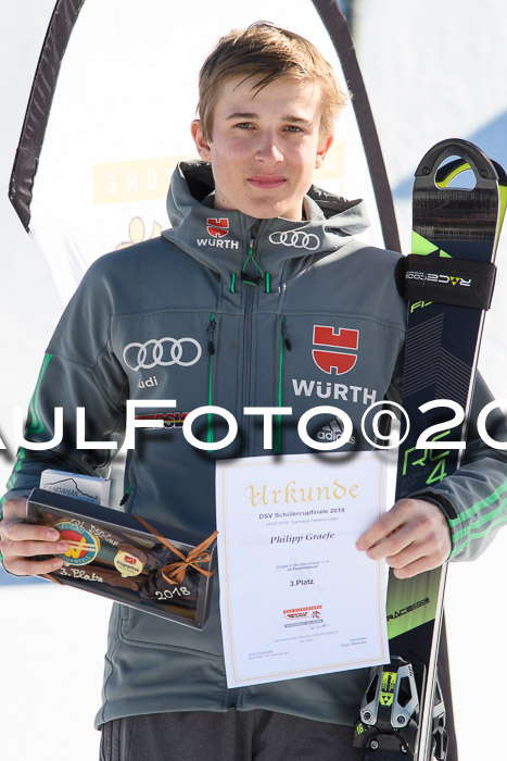 Dt. Schülercup U16 Finale,Parallelslalom, 04.03.2018, Siegerehrungen DSC gesamt