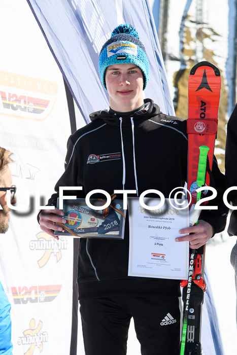 Dt. Schülercup U16 Finale,Parallelslalom, 04.03.2018, Siegerehrungen DSC gesamt