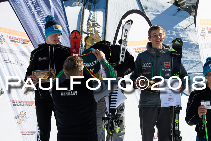 Dt. Schülercup U16 Finale,Parallelslalom, 04.03.2018, Siegerehrungen DSC gesamt