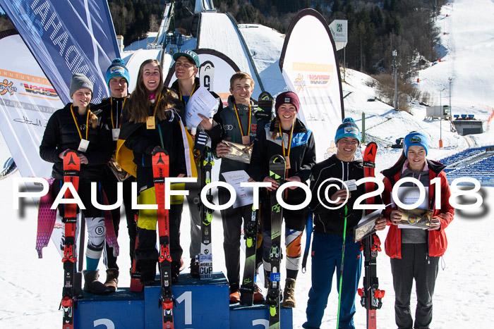 Dt. Schülercup U16 Finale,Parallelslalom, 04.03.2018, Siegerehrungen DSC gesamt