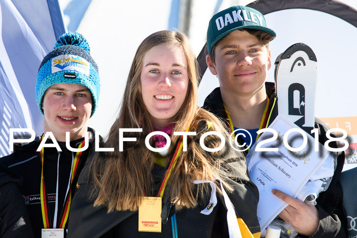 Dt. Schülercup U16 Finale,Parallelslalom, 04.03.2018, Siegerehrungen DSC gesamt