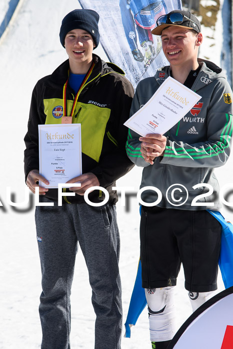 Dt. Schülercup U16 Finale,Parallelslalom, 04.03.2018, Siegerehrungen DSC gesamt