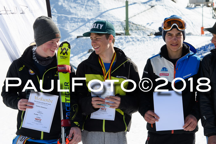Dt. Schülercup U16 Finale,Parallelslalom, 04.03.2018, Siegerehrungen DSC gesamt