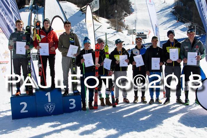 Dt. Schülercup U16 Finale,Parallelslalom, 04.03.2018, Siegerehrungen DSC gesamt