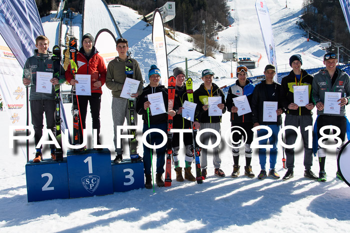 Dt. Schülercup U16 Finale,Parallelslalom, 04.03.2018, Siegerehrungen DSC gesamt