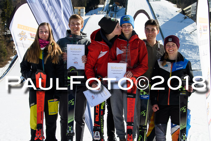 Dt. Schülercup U16 Finale,Parallelslalom, 04.03.2018, Siegerehrungen DSC gesamt