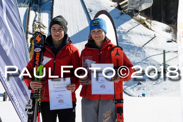 Dt. Schülercup U16 Finale,Parallelslalom, 04.03.2018, Siegerehrungen DSC gesamt