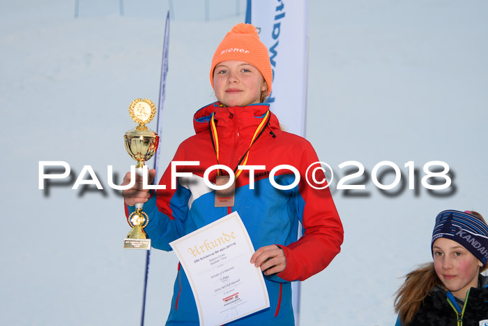DSV Schülercup U12 Finale PSL, Team, Siegerehrungen, 12.03.2018