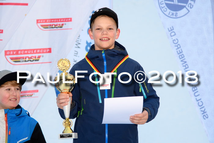 DSV Schülercup U12 Finale PSL, Team, Siegerehrungen, 12.03.2018