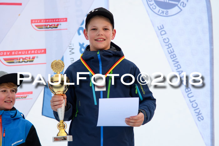 DSV Schülercup U12 Finale PSL, Team, Siegerehrungen, 12.03.2018