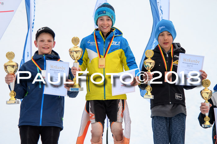 DSV Schülercup U12 Finale PSL, Team, Siegerehrungen, 12.03.2018