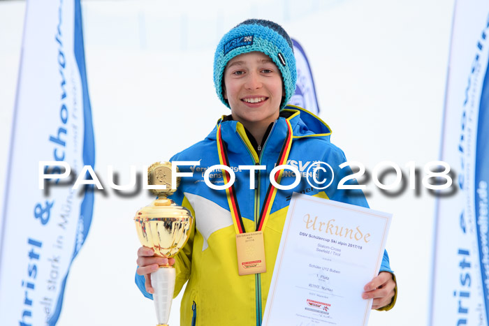 DSV Schülercup U12 Finale PSL, Team, Siegerehrungen, 12.03.2018