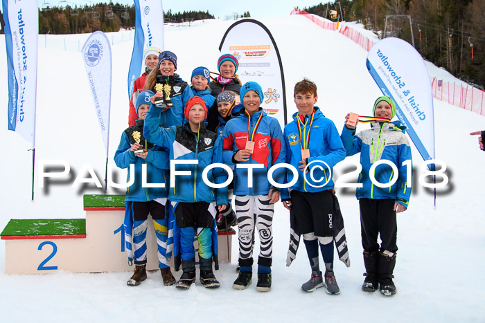 DSV Schülercup U12 Finale PSL, Team, Siegerehrungen, 12.03.2018