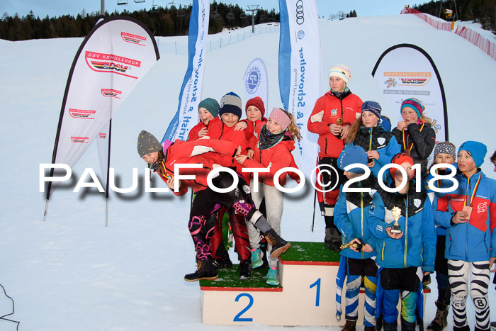 DSV Schülercup U12 Finale PSL, Team, Siegerehrungen, 12.03.2018