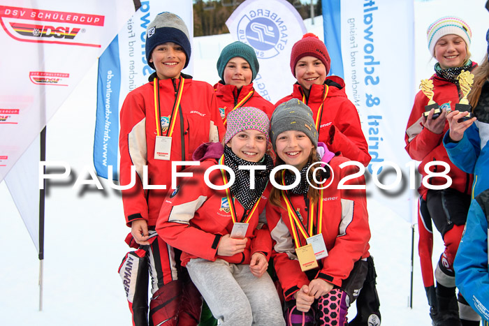 DSV Schülercup U12 Finale PSL, Team, Siegerehrungen, 12.03.2018