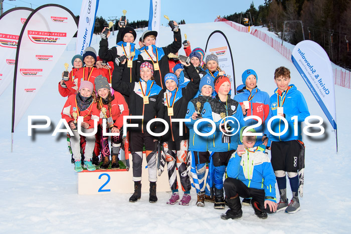 DSV Schülercup U12 Finale PSL, Team, Siegerehrungen, 12.03.2018