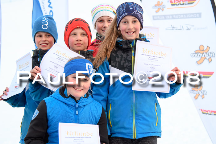 DSV Schülercup U12 Finale PSL, Team, Siegerehrungen, 12.03.2018