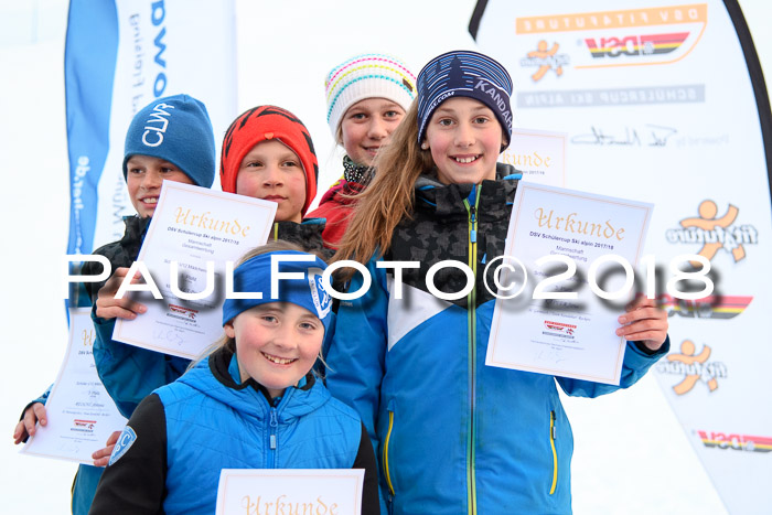 DSV Schülercup U12 Finale PSL, Team, Siegerehrungen, 12.03.2018