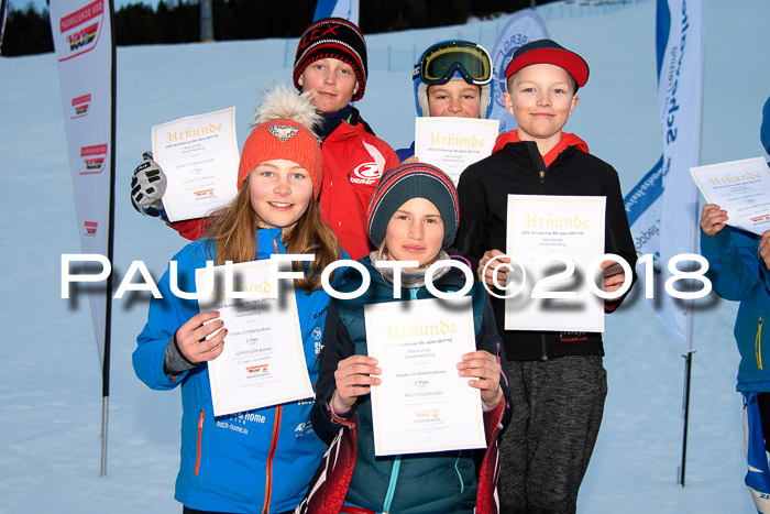 DSV Schülercup U12 Finale PSL, Team, Siegerehrungen, 12.03.2018