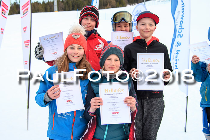 DSV Schülercup U12 Finale PSL, Team, Siegerehrungen, 12.03.2018