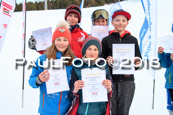 DSV Schülercup U12 Finale PSL, Team, Siegerehrungen, 12.03.2018