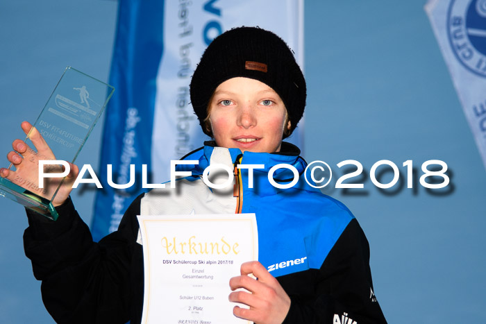DSV Schülercup U12 Finale PSL, Team, Siegerehrungen, 12.03.2018