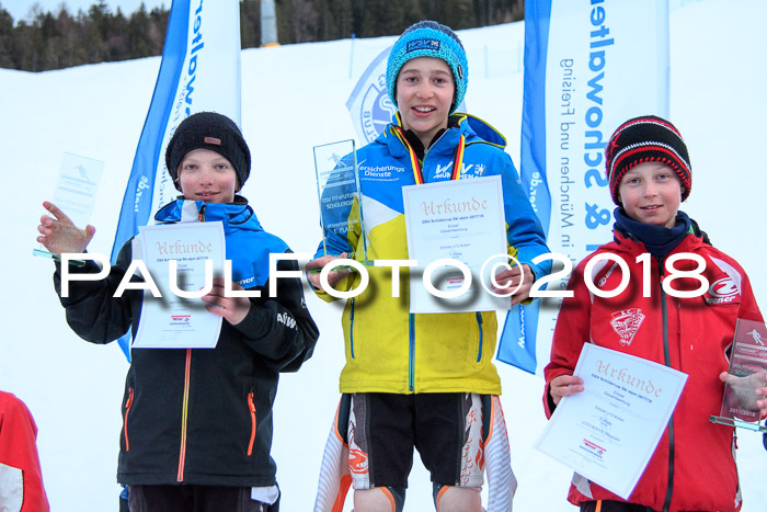 DSV Schülercup U12 Finale PSL, Team, Siegerehrungen, 12.03.2018