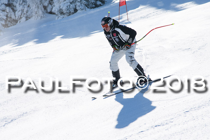 FIS, Int. Dt. Meisterschaft Abfahrt, Training, NC, NJC Damen + Herren, 22.03.2018