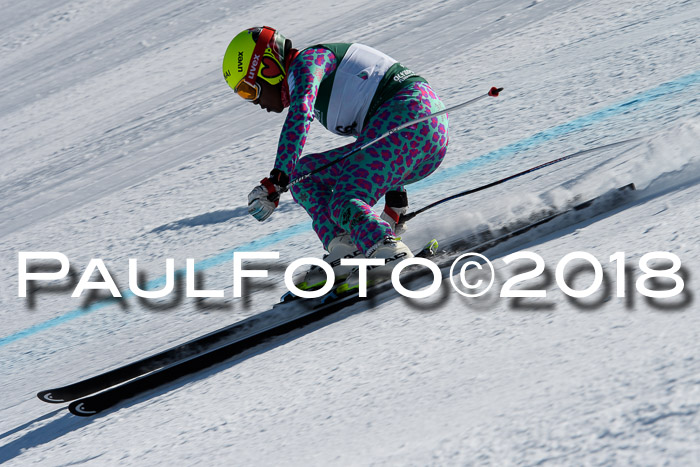 FIS, Int. Dt. Meisterschaft Abfahrt, Training, NC, NJC Damen + Herren, 22.03.2018