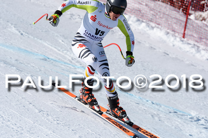 FIS, Int. Dt. Meisterschaft Abfahrt, Training, NC, NJC Damen + Herren, 22.03.2018