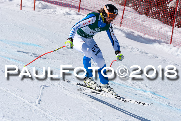 FIS, Int. Dt. Meisterschaft Abfahrt, Training, NC, NJC Damen + Herren, 22.03.2018