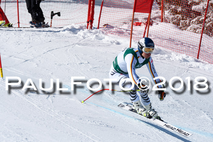 FIS, Int. Dt. Meisterschaft Abfahrt, Training, NC, NJC Damen + Herren, 22.03.2018