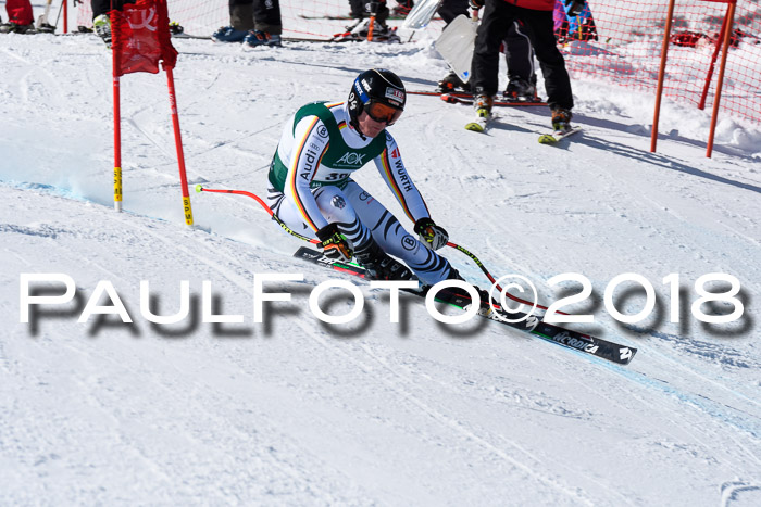 FIS, Int. Dt. Meisterschaft Abfahrt, Training, NC, NJC Damen + Herren, 22.03.2018