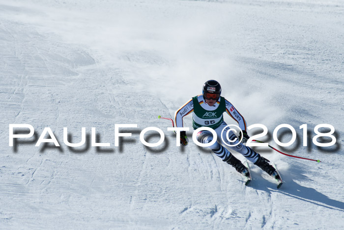 FIS, Int. Dt. Meisterschaft Abfahrt, Training, NC, NJC Damen + Herren, 22.03.2018