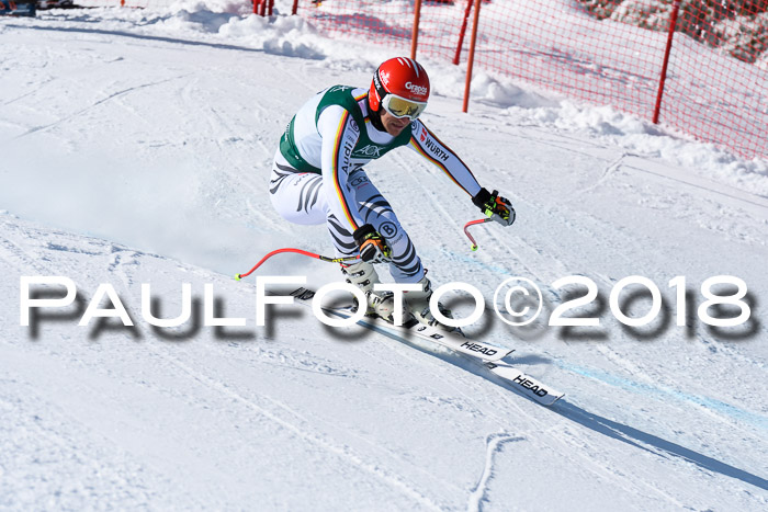 FIS, Int. Dt. Meisterschaft Abfahrt, Training, NC, NJC Damen + Herren, 22.03.2018