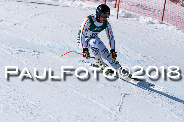 FIS, Int. Dt. Meisterschaft Abfahrt, Training, NC, NJC Damen + Herren, 22.03.2018