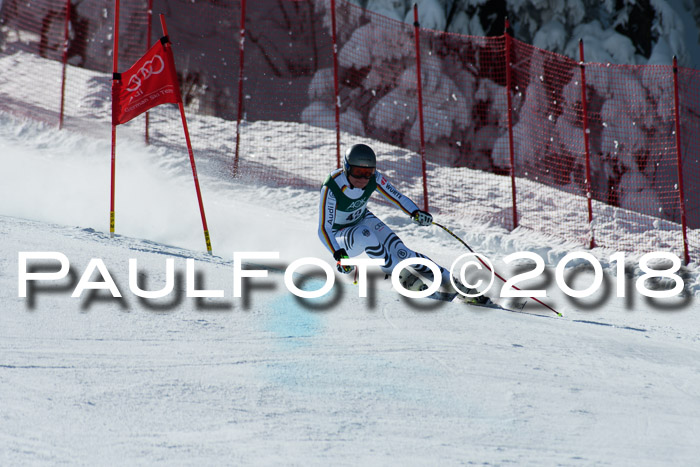 FIS, Int. Dt. Meisterschaft Abfahrt, Training, NC, NJC Damen + Herren, 22.03.2018