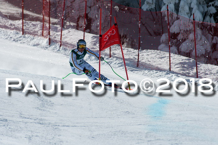 FIS, Int. Dt. Meisterschaft Abfahrt, Training, NC, NJC Damen + Herren, 22.03.2018