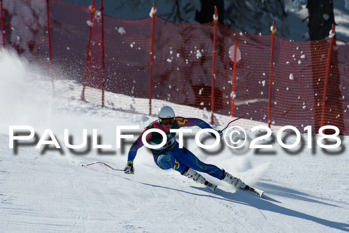 FIS, Int. Dt. Meisterschaft Abfahrt, Training, NC, NJC Damen + Herren, 22.03.2018