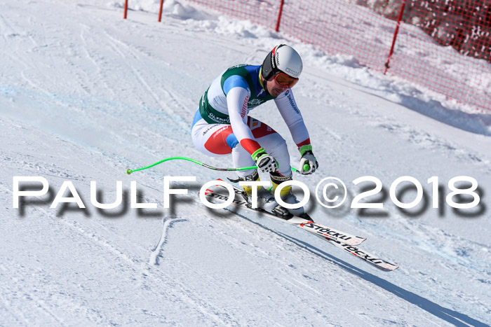 FIS, Int. Dt. Meisterschaft Abfahrt, Training, NC, NJC Damen + Herren, 22.03.2018