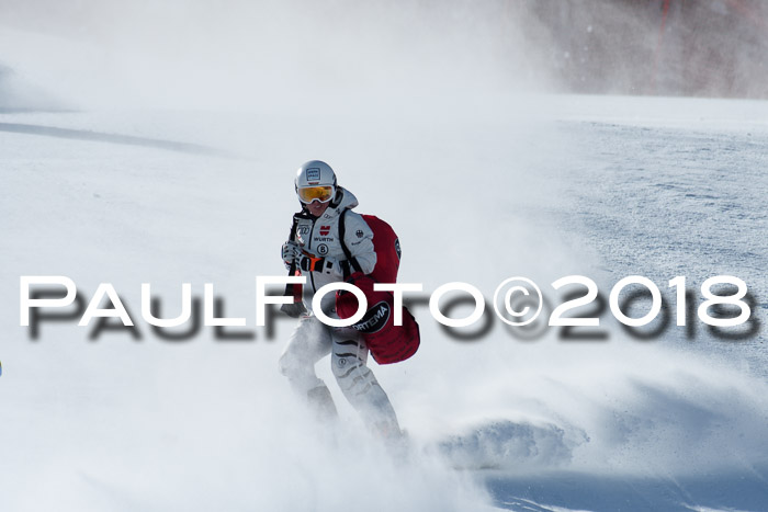 FIS, Int. Dt. Meisterschaft Abfahrt, Training, NC, NJC Damen + Herren, 22.03.2018